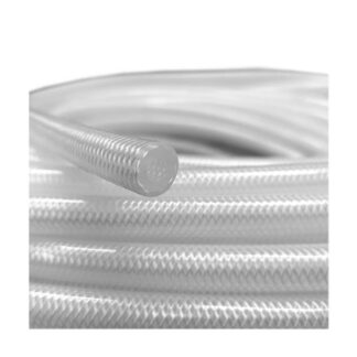 Vaccum Hose SILICON HOSE Speedway 6mm bore PVC Reinforced Fuel pipe - Clear